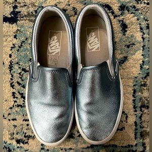 💙Vans Classic Slip-on - Metallic Light Blue💙